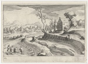 Hilly Landscape with a Chapel