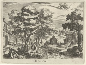July (series title) by Simon Frisius