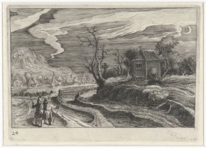 Landscape at Night (Southern European Landscapes)
