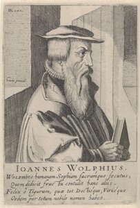 Portrait of Johann Wolf by Simon Frisius