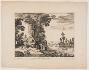 The Samaritan Approaches the Inn, from Landscapes with the Story of the Good Samaritan