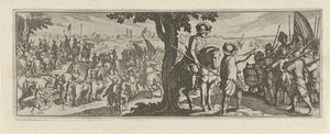 Two Soldiers Under a Tree by Simon Frisius