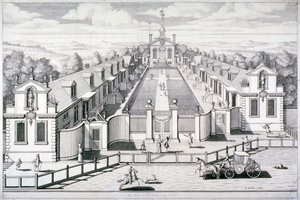 Trinity Almshouses, Mile End Road, Stepney, London by Simon Gribelin