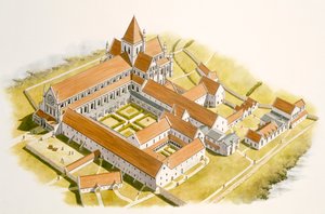 Aerial View of Byland Abbey