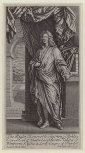 Anthony Ashley Cooper by Simon II (after) Gribelin