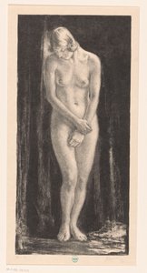 Standing Naked Woman by Simon Moulijn (signed by artist)
