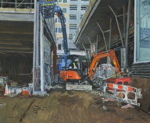 Construction Site, Wandsworth by Simon Neville
