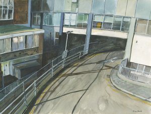 Railway station taxi entrance, 2019