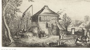Winter Landscape with Farm (series title: Landscapes)