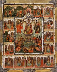 Theotokos Life-giving Spring, 1670 by Simon Ushakov