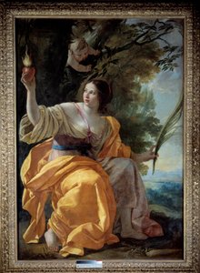 Allegoric Figure of Charity by Simon Vouet
