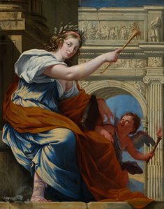 The Muse Clio by Simon Vouet