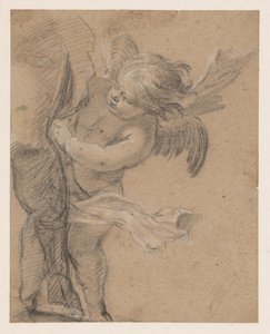 Little Angel by the Leg of St. Roch by Simon Vouet