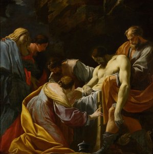 The Entombment by Simon Vouet