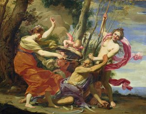 Time Overcome by Youth and Beauty by Simon Vouet