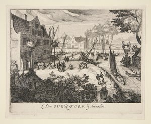 The Overtoom near Amsterdam by Simon Wynhoutsz Frisius