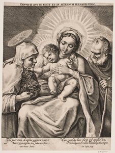 The Holy Family and St. Clara