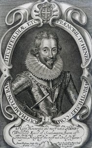 Henry Wriothesley, 3rd Earl of Southampton, 1617 by Simon de Passe