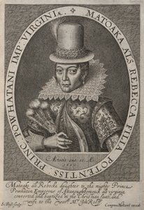 Pocahontas by Simon de Passe
