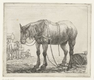 Resting Workhorse (Various Animals series) (Beesjes van de Vlieger series) by Simon de Vlieger