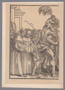 Reproduction of the First Part of the Print Series The Triumph of Christ after Joos Lambrecht