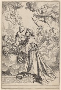 The Large Saint Anthony of Padua by Simone Cantarini