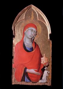 Orvieto Polyptych, Mary Magdalene and the Donor