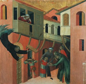 The Miracle of the Baby Who Fell from the Balcony (detail)