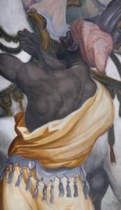 The Adoration of the Magi, Presbitery, 1578-82 (detail)