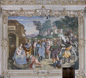 The Adoration of the Magi, Presbytery by Simone Veneziano Peterzano