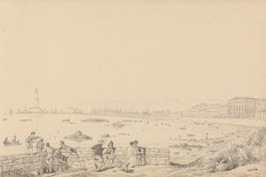 Album of 30 Views in the Tyrol and Italy: Leghorn, Villa Caprille - General View 1st. Sept.er 1841 by Sir Charles D