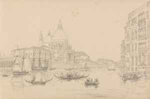 Album of 30 Views in the Tyrol and Italy: The Church of St. Maria della Salute 10th Nov. 1840 by Sir Charles D
