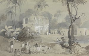 Mosque at Borranypore by Sir Charles D