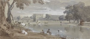 View of Part of Chowringhee - Calcutta by Sir Charles D