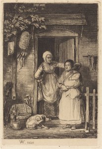 The Cottage Door by Sir David Wilkie