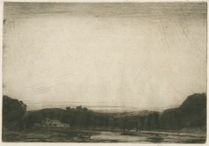 A Valley of the Ardennes by Sir David Young Cameron