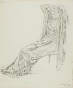 Seated Female Figure by Sir Edward Burne Jones