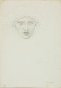 Study for Rondanini Medusa by Sir Edward Burne Jones