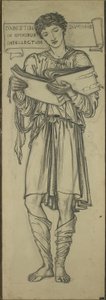 Timothy (Cartoon for Lady Chapel east window) by Sir Edward Burne Jones