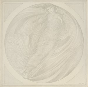Eurydice Floating Among Flames, 1872-1875