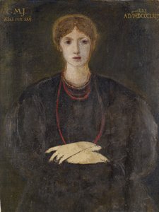 Portrait of Georgiana Burne-Jones by Sir Edward Coley Burne Jones