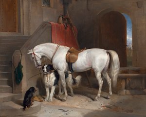 Favourites, the Property of H.R.H. Prince George of Cambridge by Sir Edwin Henry Landseer