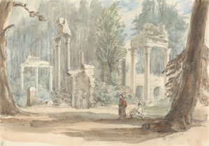The Ruins from Leptis Magna as they Appeared in the Royal Park at Virginia Water by Sir George Hayter