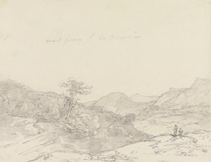 Between Llangollen and Oswestry by Sir George Howland Beaumont seventh Baronet