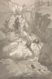 Part of Brind Gill in Ligburthwaite by Sir George Howland Beaumont seventh Baronet