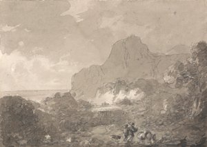 View on the Coast of Italy by Sir George Howland Beaumont seventh Baronet