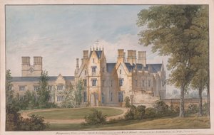 Lilleshall, Shropshire: View of the North Entrance and of the West Front