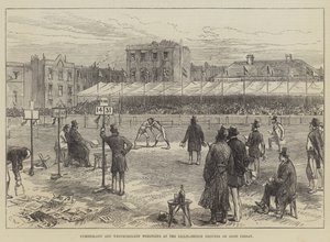 Cumberland and Westmoreland Wrestling at the Lillie-Bridge Grounds on Good Friday by Sir John Charles Robinson