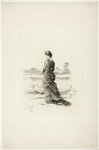 A Penny for Her Thoughts by Sir John Everett Millais