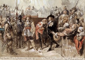 Charles I Leaving Westminster Hall after His Trial, 1870